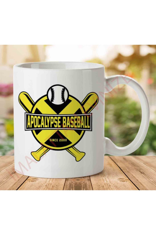 Art hedi̇ye Apocalypse Baseball Xmen Iki Tarafı Baskılı Kupa Bardak