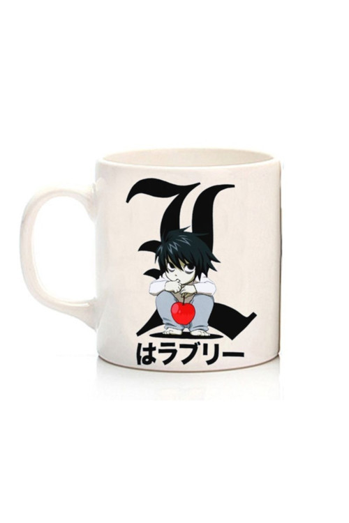 Art hedi̇ye Anime Death Note - Mini L Iki Tarafı Baskılı Kupa Bardak