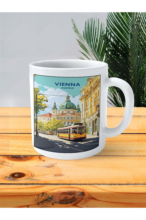 Art hedi̇ye vienna Baskılı Kupa Bardak Kişiye Özel desen