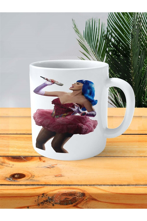Art hedi̇ye Katy Perry Baskılı Kupa Bardak Kişiye Özel Model 3