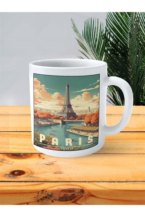 Art hedi̇ye paris Baskılı Kupa Bardak Kişiye Özel desen