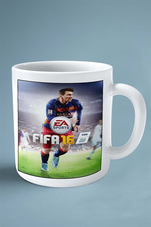 Art hedi̇ye fifa oyun Baskılı Kupa Bardak Çift Taraflı Baskı Kişiye Özel model 6