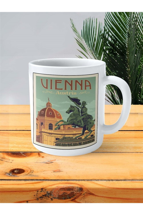Art hedi̇ye vienna Baskılı Kupa Bardak Kişiye Özel desen 4