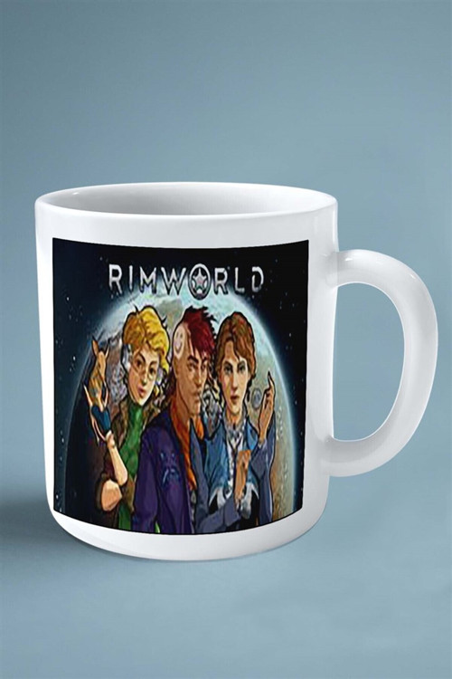 Art hedi̇ye rim world oyun Baskılı Kupa Bardak Çift Taraflı Baskı Kişiye Özel model 2