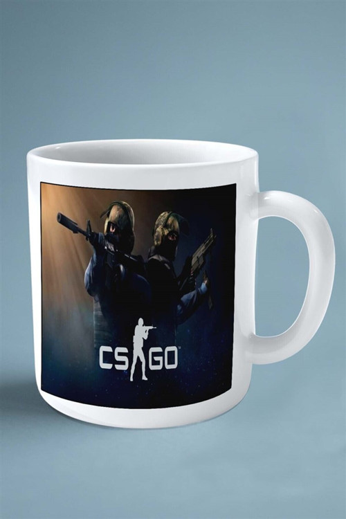 Art hedi̇ye Counter Strike cs 2 csgo Oyun Baskılı Kupa Bardak Çift taraflı Kişiye Özel model 20