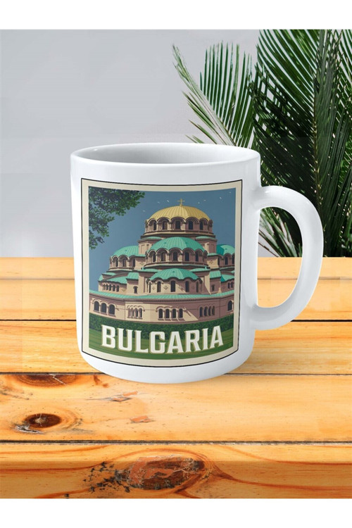 Art hedi̇ye bulgaria Baskılı Kupa Bardak Kişiye Özel desen 2