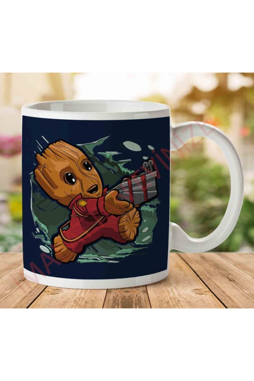 Art hedi̇ye 1-2220 Tiny Groot Guardians Of The Galaxy II Kupa Bardak