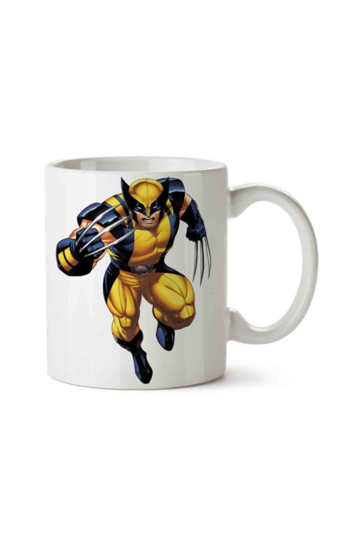 Art hedi̇ye Wolverine Marvel iki Tarafı Baskılı Kupa Bardak
