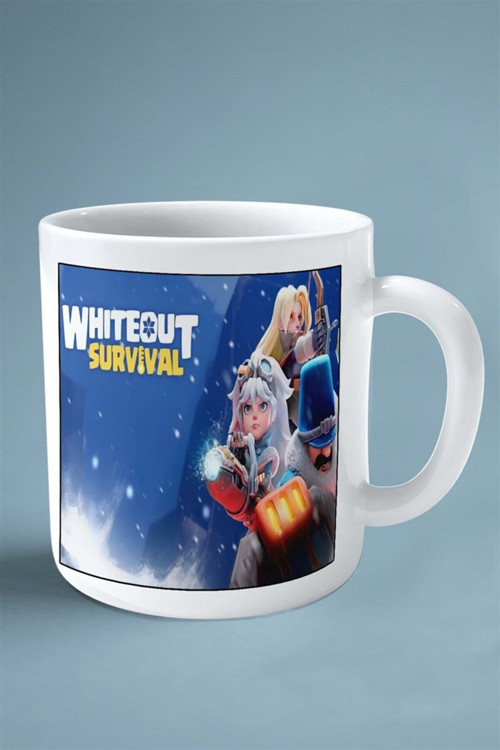 Art hedi̇ye Whiteout Survival Mobil Oyun Baskılı Kupa Bardak Çift Taraflı baskı kişiye özel model 4