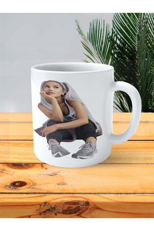 Art hedi̇ye Ariana Grande Baskılı Kupa Bardak Kişiye Özel Model 1
