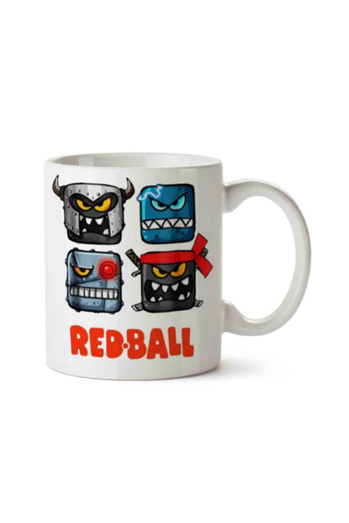 Redball Baskılı Kupa Bardak