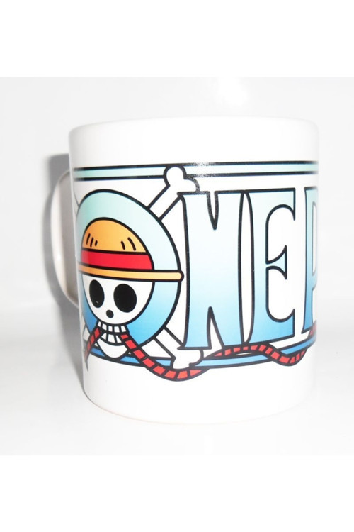 Art hedi̇ye Anime One Piece Logo Iki Tarafı Baskılı Kupa Bardak