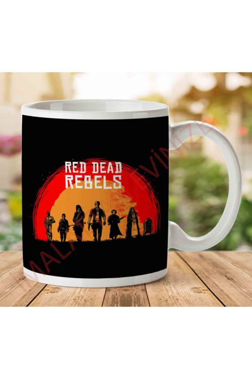 Art hedi̇ye Red Dead Rebels Star Wars Redemption Iki Tarafı Baskılı Kupa Bardak