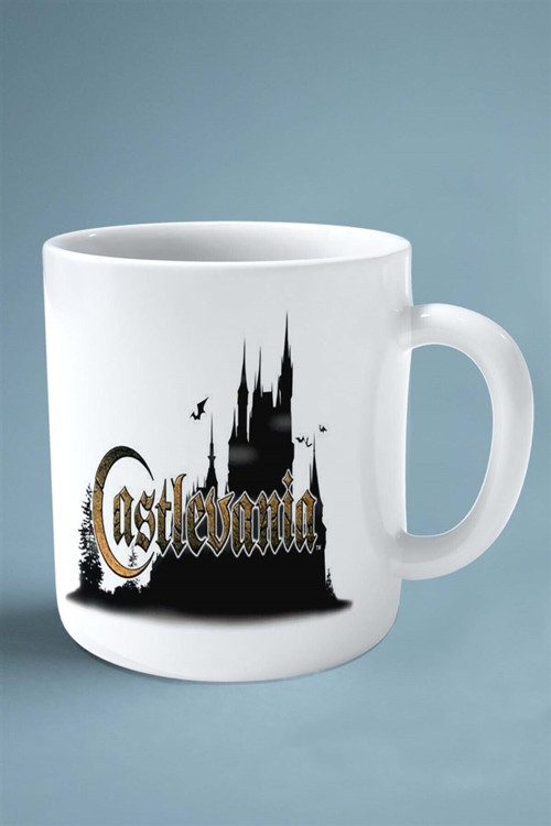 Art hedi̇ye Castlevania Baskılı Kupa Bardak Çift Taraflı Baskı Kişiye Özel model 1