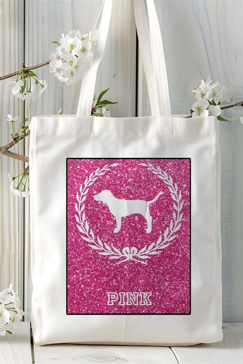 Art hedi̇ye pink Baskılı Bez Çanta omuz çantası Kişiye Özel desen 1