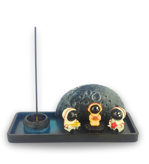 Dolunay Astronot Çubuk Tütsülük ve Tealight