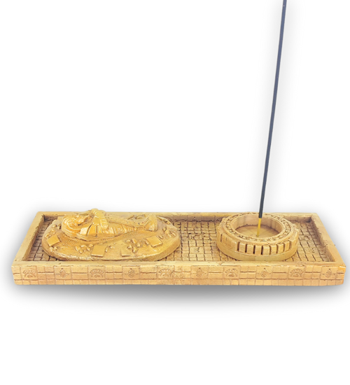 Antik Mısır Sarcophagus Lahit Çubuk Tütsülük ve Tealight