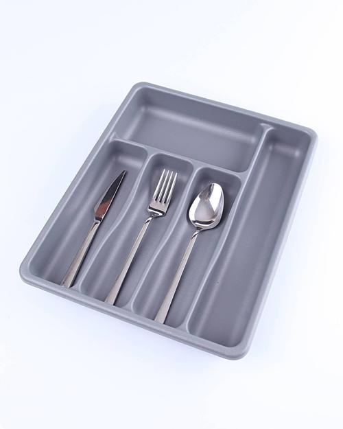GRİ - 5 BÖLMELİ ÇEKMECE İÇİ KAŞIKLIK 36x29x5cm 