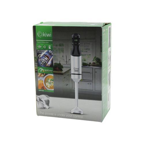 KİWİ KHB-4438 ÇUBUK EL BLENDER 1200W DEĞİŞKEN HIZ KONTROL DÜĞMESİ GÜÇLÜ DC MOTOR ÇELİK BIÇAK KROM KAPLAMA GÖVDE  