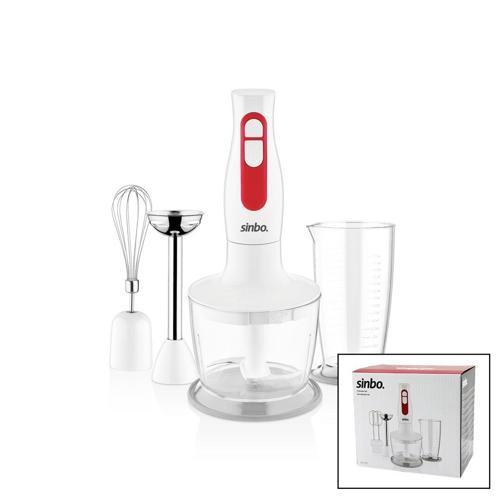 TURBO EL BLENDER SETİ DOĞRAYICI- MİKSER- BLENDER 2 KADEME HIZ 600ML HAZNE - 700ML ÖLÇÜ KABI SHB-3100S 