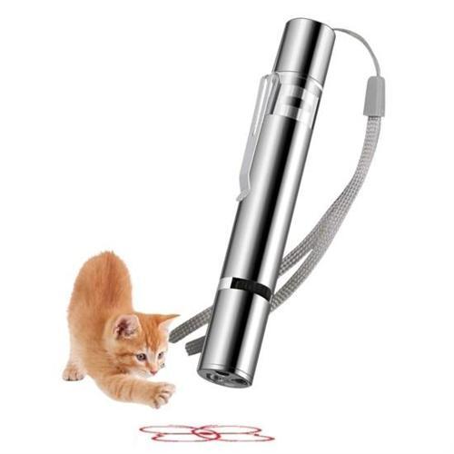 Usb İle Şarj Edilebilen 3In 1 Kırmızı Işık +Beyaz Led Meşale Işık + Uv El Feneri Kedi Lazeri 