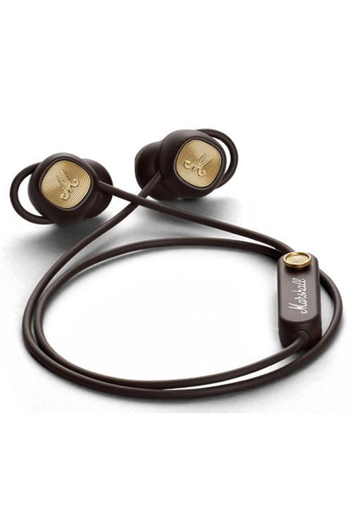 Minor II Kablosuz Mikrofonlu Kulak İçi Kahverengi Bluetooth Kulaklık