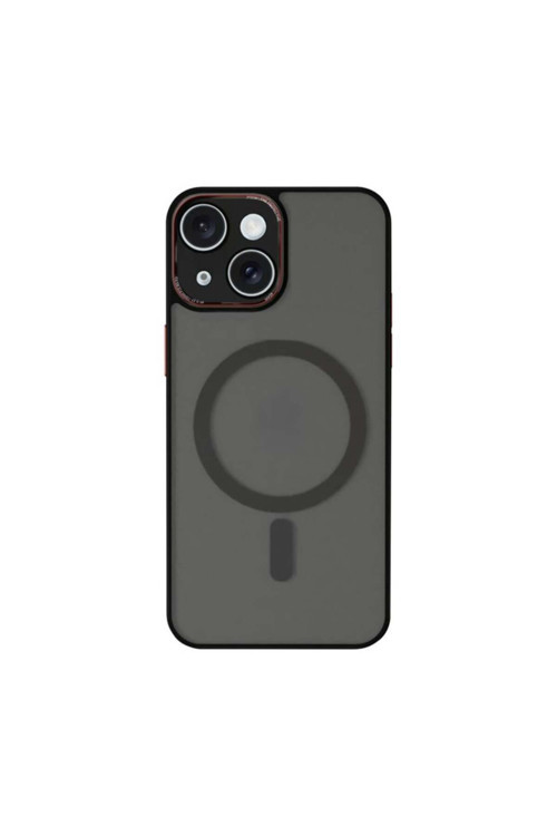 İphone 15 Uyumlu Kamera Lens Hoparlör Korumalı Magsafe Transparan Sonic Silikon Kılıf