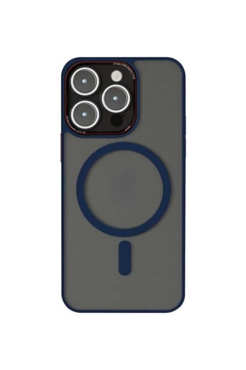 Brabus İphone 14 Pro Max Uyumlu Kamera Lens Korumalı Magsafe Transparan Sonic Silikon Kılıf