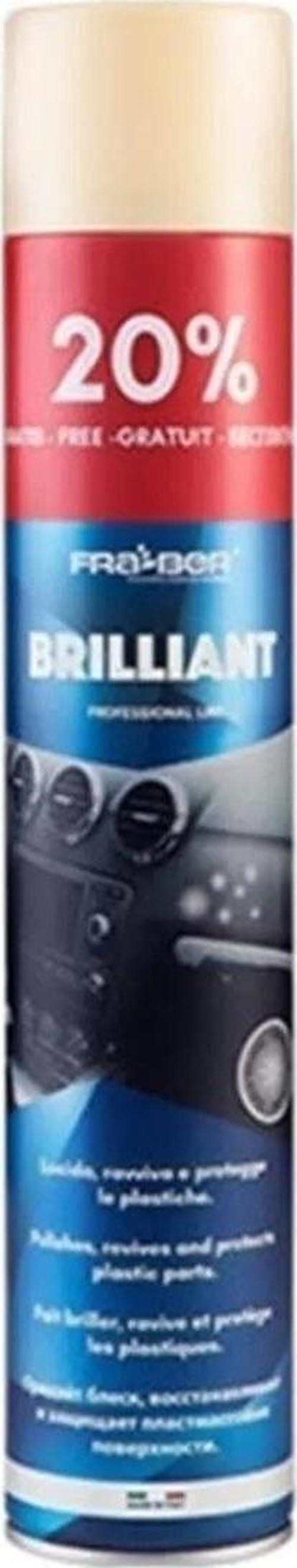 FRABER Brillant Plastik Vinil Ahşap Için Koruyucu Cila 750ml FRABERBRİLLİANT750ML TORPİDO PARLATICI