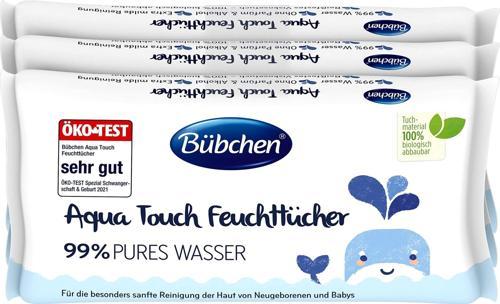 Aqua Touch Yenidoğan Hassas Islak Mendil 3 x 48 Adet ( 144 Yaprak )