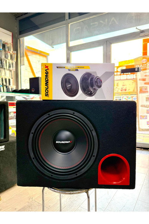 Sx-Rt12 Kabinli 30 Cm Subwoofer Bas Bufır 1500Wat-400W Rms Maximum Power