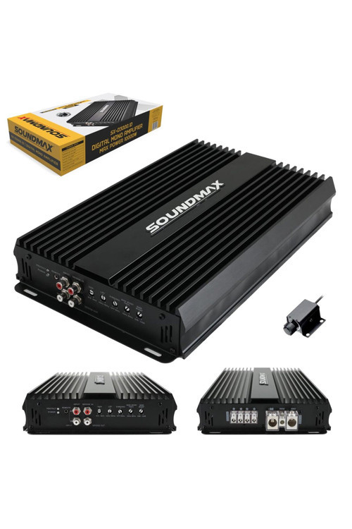 Sx-3000.1D Oto Anfi Mono 3000 Watt 1 Kanal Bass Kontrol