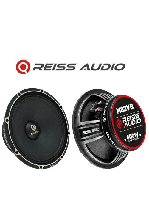 Audio Rs-M82Vb Çifti 1200Wat-600W Rms Gelmiş Geçmiş En İyisi 20 Cm Oto Midrange Hoparlör