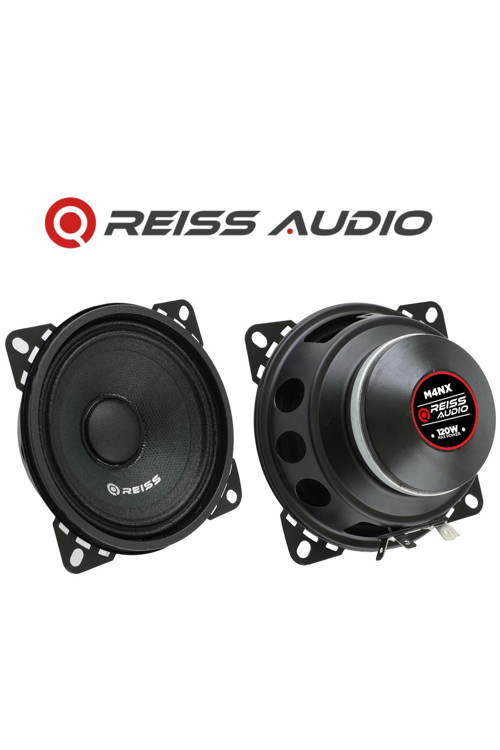 Audio Rs-M4Nx 10 Cm Neodyum Özel Mıknatıs Oto Midrange Hoparlör Çifti 240Wat-80W Rms
