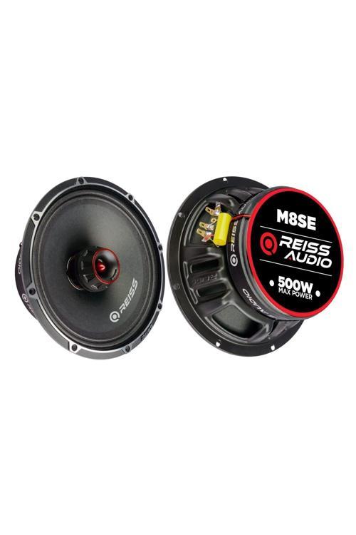 Audio Rs-M8Se 20Cm Kendinden Tweeterli Tanesi 500Wat-250W Rms 20Cm Oto Midrange Hoparlör