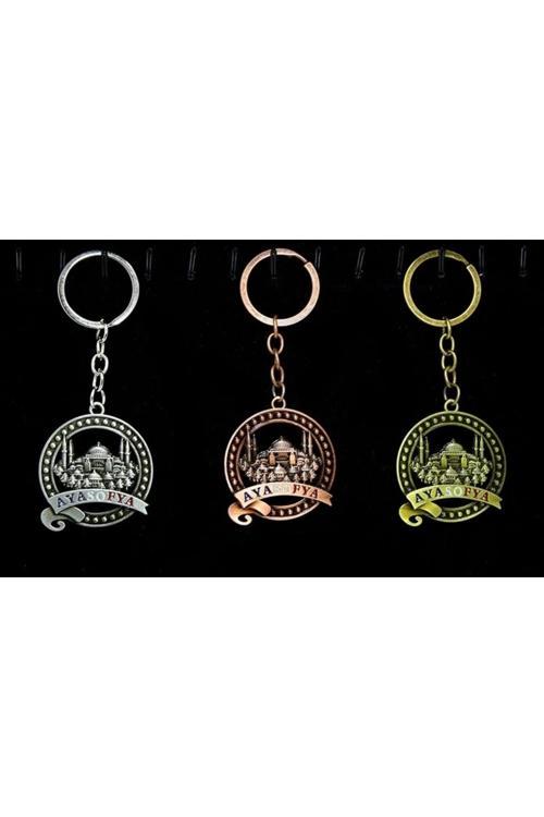 Metal Ayasofya Anahtarlık | Karakter Figürü