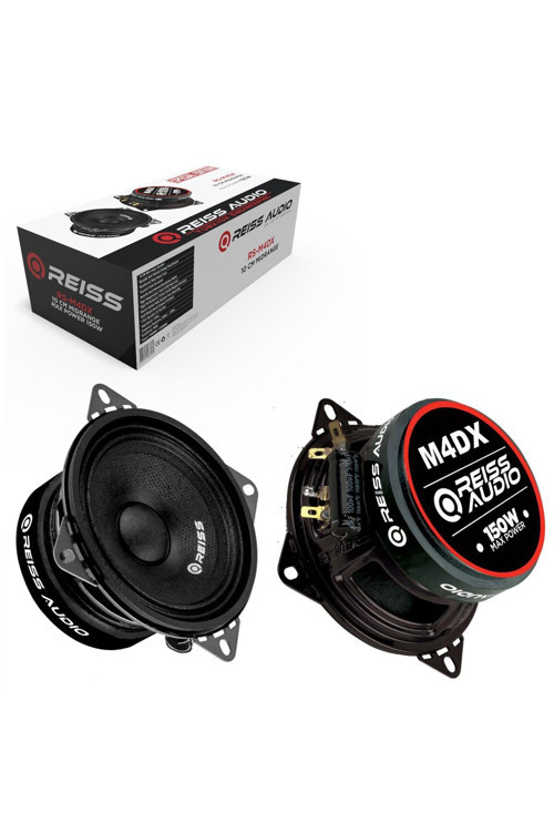 Reıss Audıo Rs-M4Dx Oto Mıdrange 10Cm 150W 2 Adet