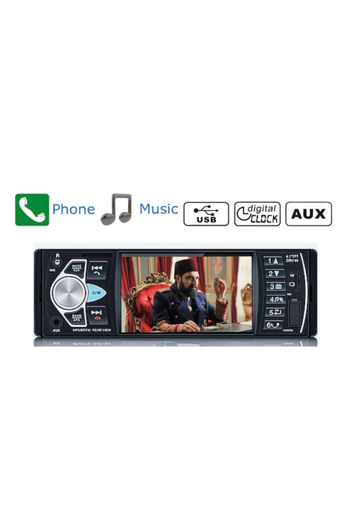Ds-422 Araba Görüntülü Oto Teyp 4'' Ekranlı Bluetooth-Usb-Sdkart Rgb Tuş Rengi Kamerasız