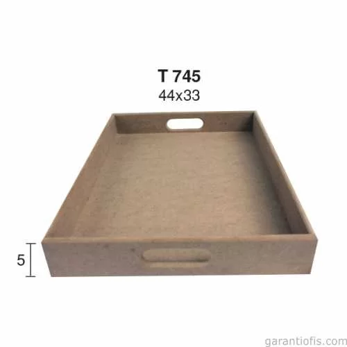 -Art T 745 Ahşap Dekoratif Tepsi Obje