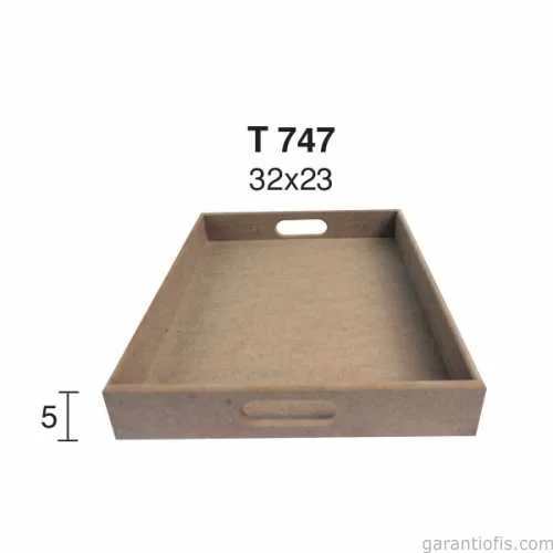 -Art T 747 Ahşap Dekoratif Tepsi Obje