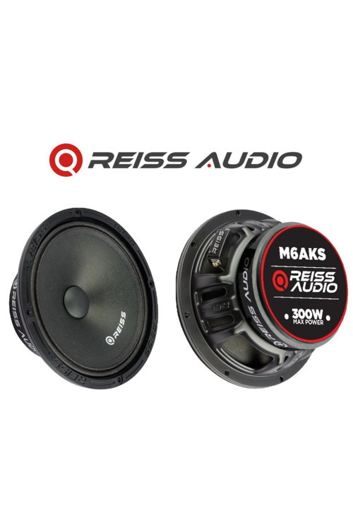Audio Rs-M6Aks Çifti 600Wat-240W Rms Deprem Serisi 16 Cm Oto Midrange Hoparlör Metal Kapaklı