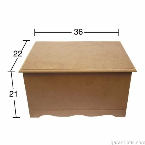 -Art SA 415 Boyanabilir Ahşap Sandık