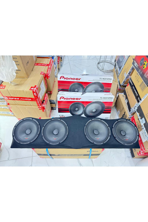 Üniversal Tüm Araçlara Uyumlu Pandizotlu 2Takım Ts-M2010Pro 20Cm Oto Midrange Hoparlör 400Wat-180W