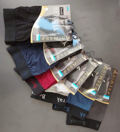 4476 ERKEK MODAL ÇOK RENKLİ LİKRALI BOXER 6 ADET