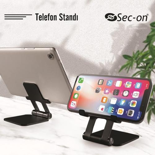 SC-510 Katlanabilir Alüminyum Masaüstü Telefon Tablet Standı