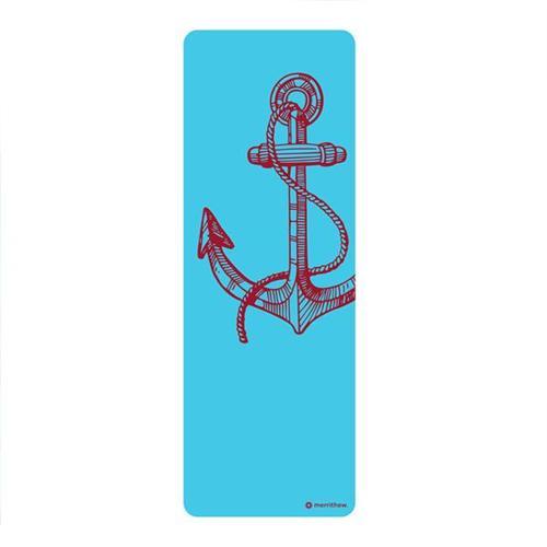 Health & Fitness Mat - Pilates & Yoga Mat, Anchor (blue) ST-06276