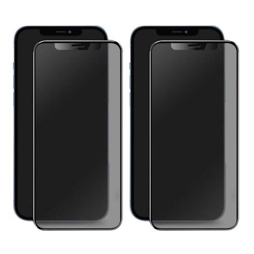 iPhone 14 Pro Uyumlu Tam Kaplayan Gizlilik Filtreli Mat Seramik Hayalet Ekran Koruyucu x2