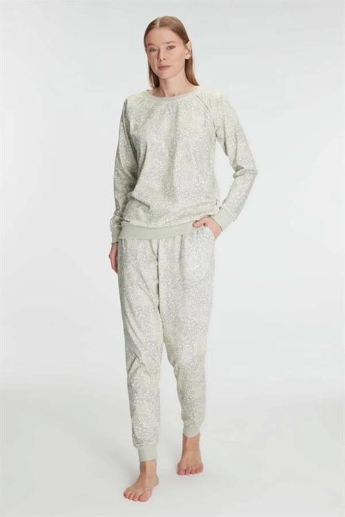 Aria's Closet Pamuklu Uzun Kol Kışlık Pijama Takımı