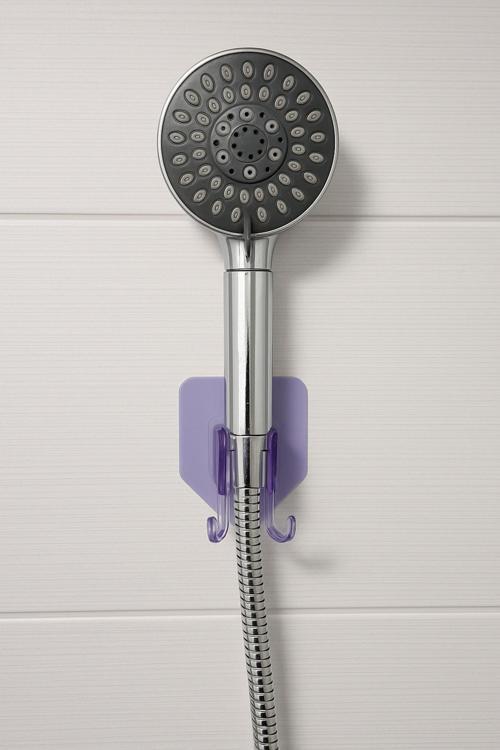 Yapışkanlı Duş Başlığı Tutucu – Delme Gerektirmeyen, Suya Dayanıklı Banyo Askısı