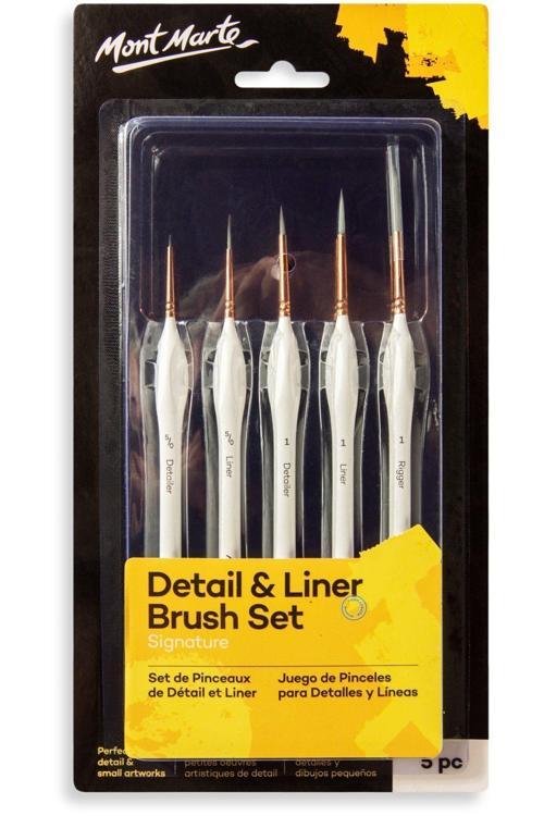 MM Detay ve Astar Fırça Seti Signature 5'li